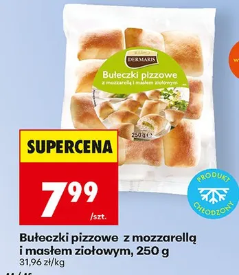 Bułeczki pizzowe z mozzarellą i masłem ziołowym promocja w Biedronka