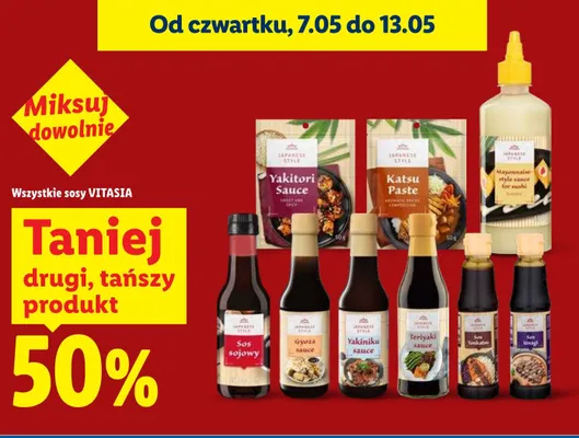 Sosy Vitasia Japanese Style promocja w Lidl