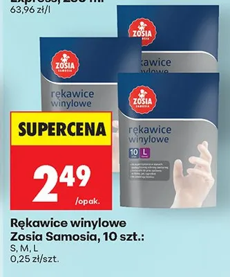 Rękawice winylowe promocja w Biedronka