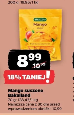 Mango suszone Bakalland promocja w Netto