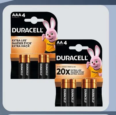 Baterie Aa Basic Duracell promocja w Carrefour