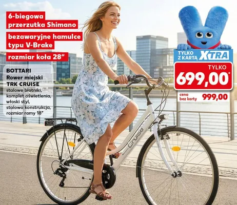 Rower miejski TRK Cruise promocja w Kaufland