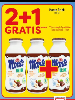 Monte Drink Zott promocja w POLOmarket