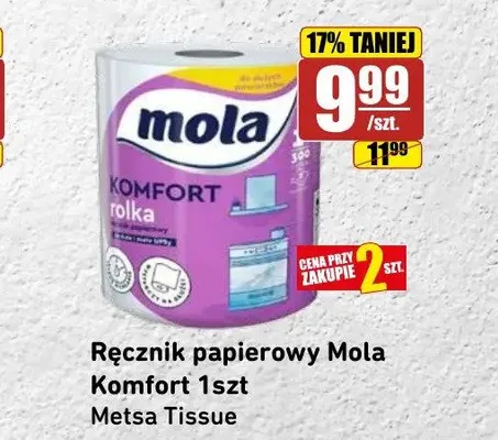 Ręcznik papierowy Mola Komfort promocja w API Market