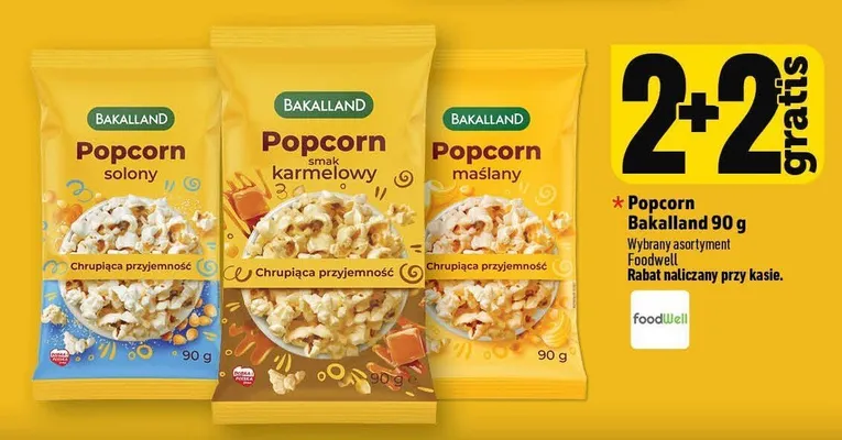 Popcorn Bakalland o smaku karmelowym promocja w TOPAZ