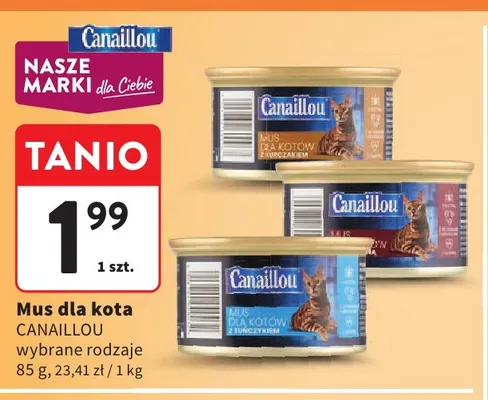Mus dla kota Canaillou promocja w Intermarche