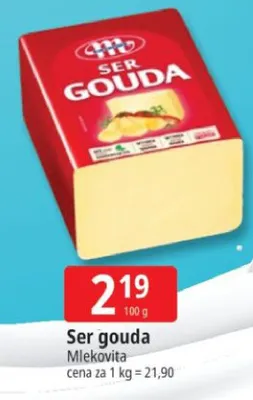Ser gouda Mlekovita promocja w Leclerc