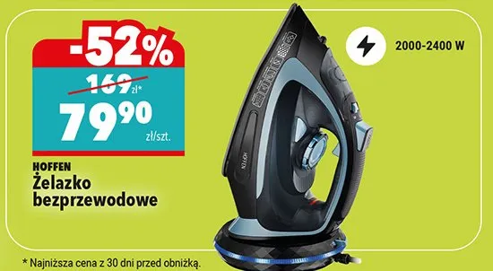 Żelazko bezprzewodowe promocja w Biedronka