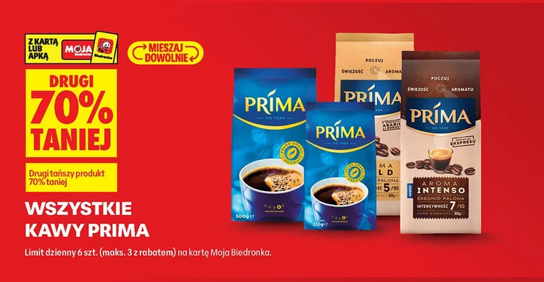 Kawa mielona Prima promocja w Biedronka