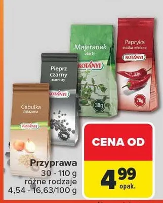 Przyprawa do ziemniaków Kamis promocja w Carrefour