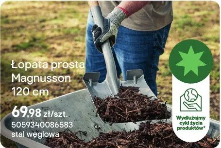 Łopata prosta 120 cm promocja w Castorama