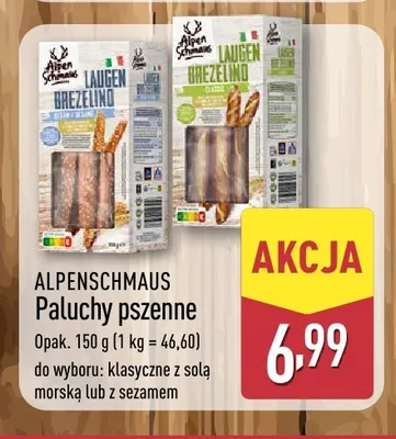 Paluchy pszenne z sezamem Alpenschmaus promocja w Aldi