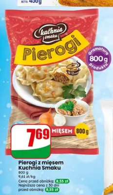 Pierogi z mięsem Kuchnia Smaku promocja w Dino