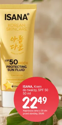 Krem do twarzy, SPF 50 promocja w Rossmann