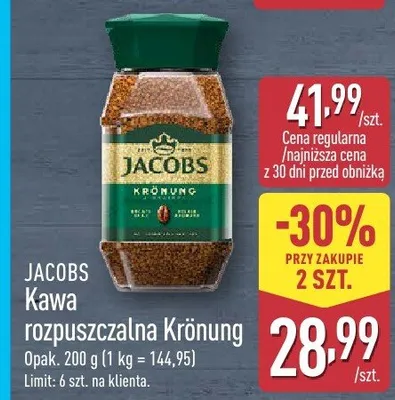 Kawa rozpuszczalna Krönung promocja w Aldi