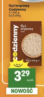 Ryż brązowy Codzienny 4-pak promocja w Delikatesy Centrum