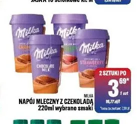 Napój mleczny z czekoladą Milka promocja w Tomi Markt