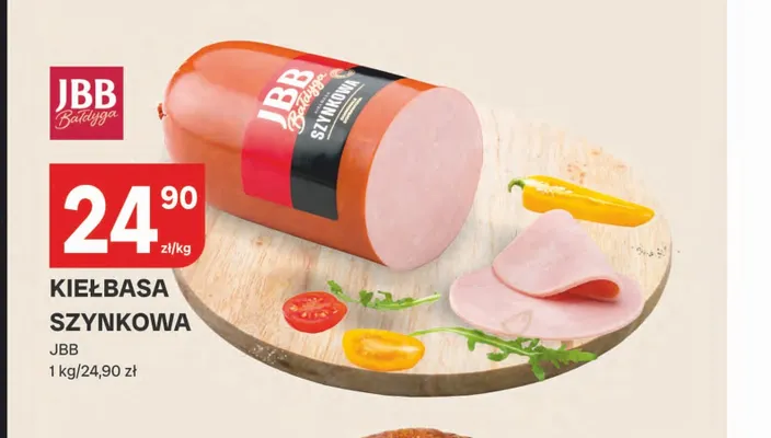 Kiełbasa szynkowa JBB promocja w Chorten