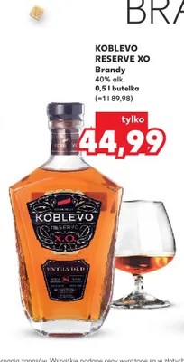 Brandy Koblevo Reserve XO promocja w Kaufland
