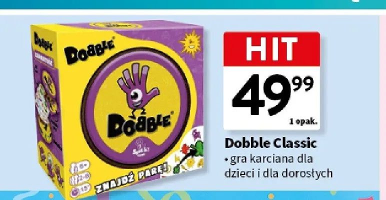 Gra karciana Dobble Classic promocja w Intermarche