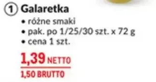 Galaretka różne smaki promocja w Makro