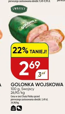 Golonka Wojskowa Swojscy promocja w Chata Polska