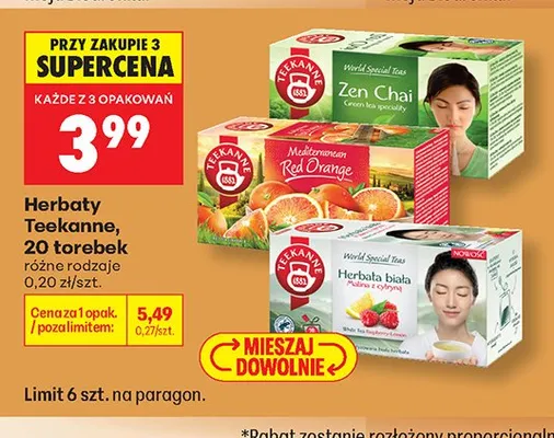 Herbata Teekanne Zen Chai promocja w Biedronka
