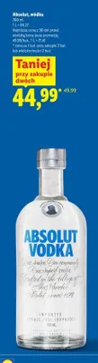Wódka Absolut promocja w Lidl