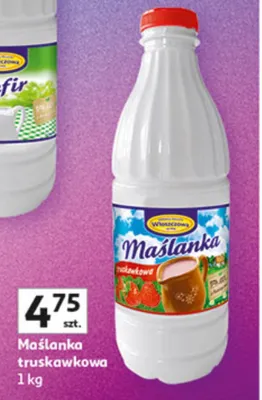 Maślanka truskawkowa promocja w Auchan