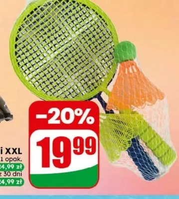Rakietki z lotkami XXL promocja w Dino