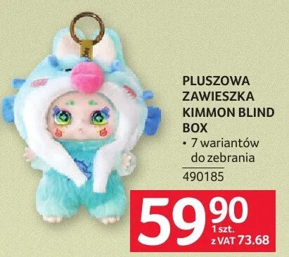 Pluszowa zawieszka Kimmon Blind Box promocja w Selgros