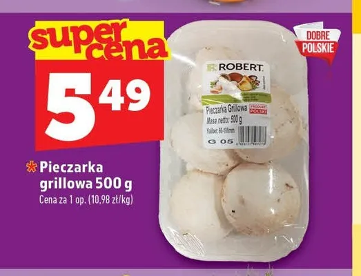 Pieczarka grillowa Robert promocja w TOPAZ