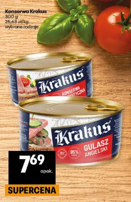 Konserwa turystyczna Krakus promocja w Delikatesy Centrum