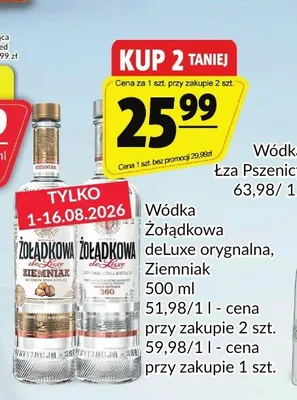 Wódka Żołądkowa de Luxe Ziemniak promocja w Prim Market