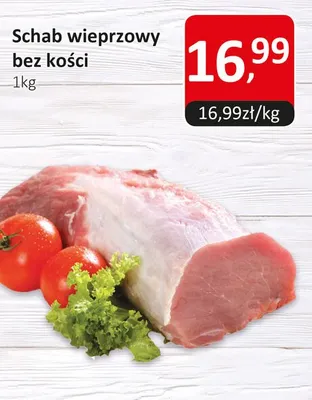 Schab wieprzowy bez kości promocja w Market Point