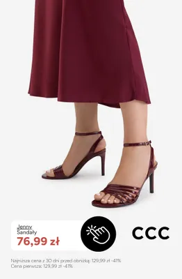 Sandały damskie Jenny promocja w CCC