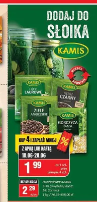 Przyprawa Kamis Gorczyca biała promocja w Chorten