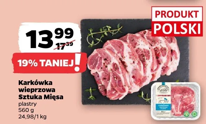 Karkówka wieprzowa promocja w Netto