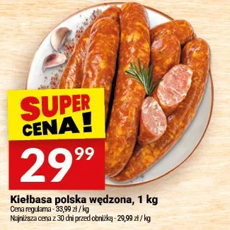 Kiełbasa polska wędzona promocja w Twój Market