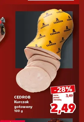 Kurczak gotowany Cedrob promocja w Kaufland
