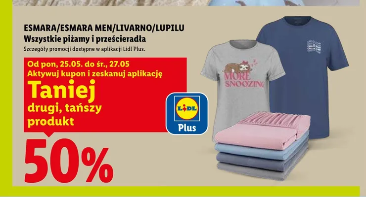 Piżama promocja w Lidl