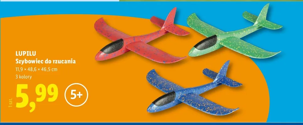 Szybowiec do rzucania promocja w Lidl