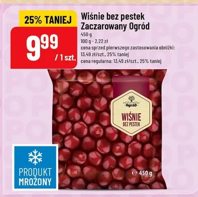 Wiśnie bez pestek Zaczarowany Ogród promocja w POLOmarket
