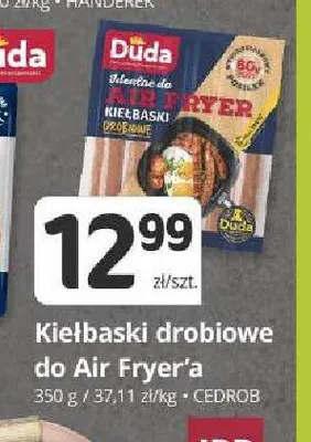 Kiełbaski drobiowe do Air Fryer'a Duda promocja w Marketvita
