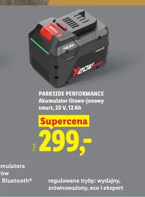 Akumulator litowo-jonowy smart Parkside Performance promocja w Lidl