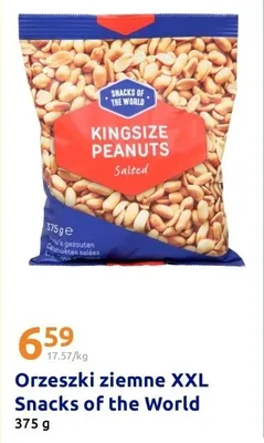 Orzeszki ziemne XXL salted promocja w Action