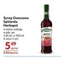 Syrop Owocowa Spiżarnia Herbapol promocja w Makro