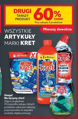 Artykuły marki Kret promocja w Kaufland