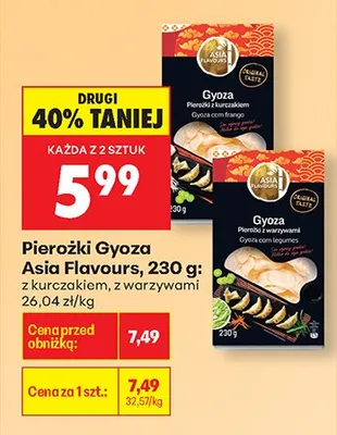 Pierożki gyoza z kurczakiem, z warzywami promocja w Biedronka