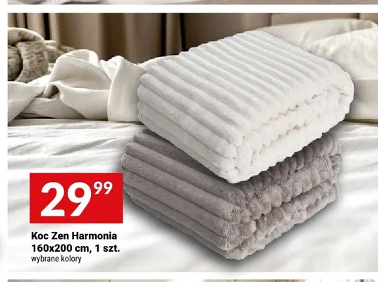 Koc Zen Harmonia 160x200 cm promocja w Twój Market